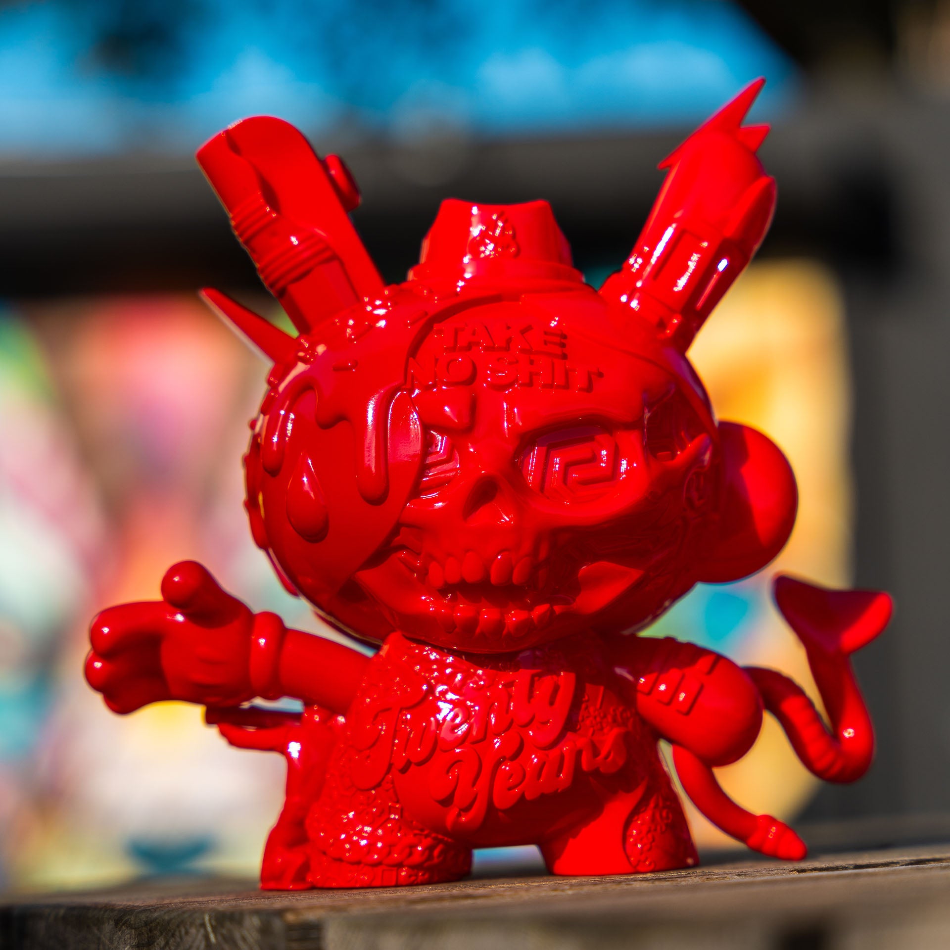 Still Life 8" Dunny by Tristan Eaton Ketchup Edition Secondary image