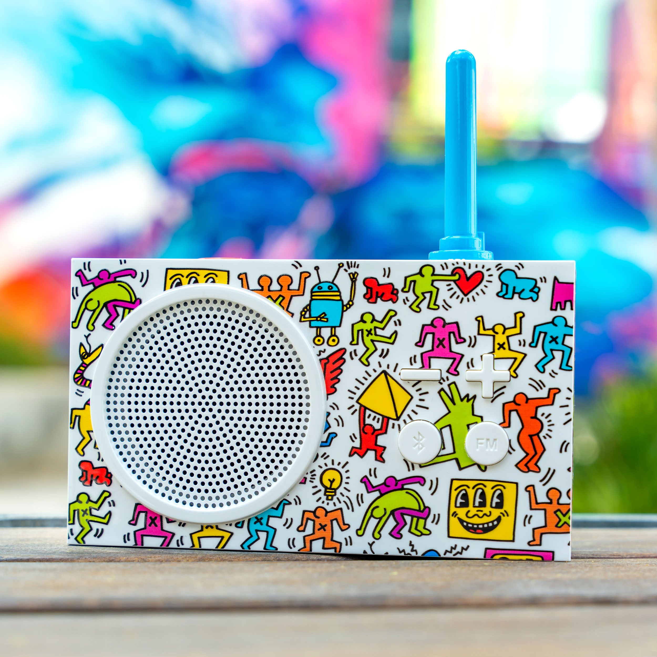 Tykho 3 - Lexon X Keith Haring - HAPPY WHITE Secondary image