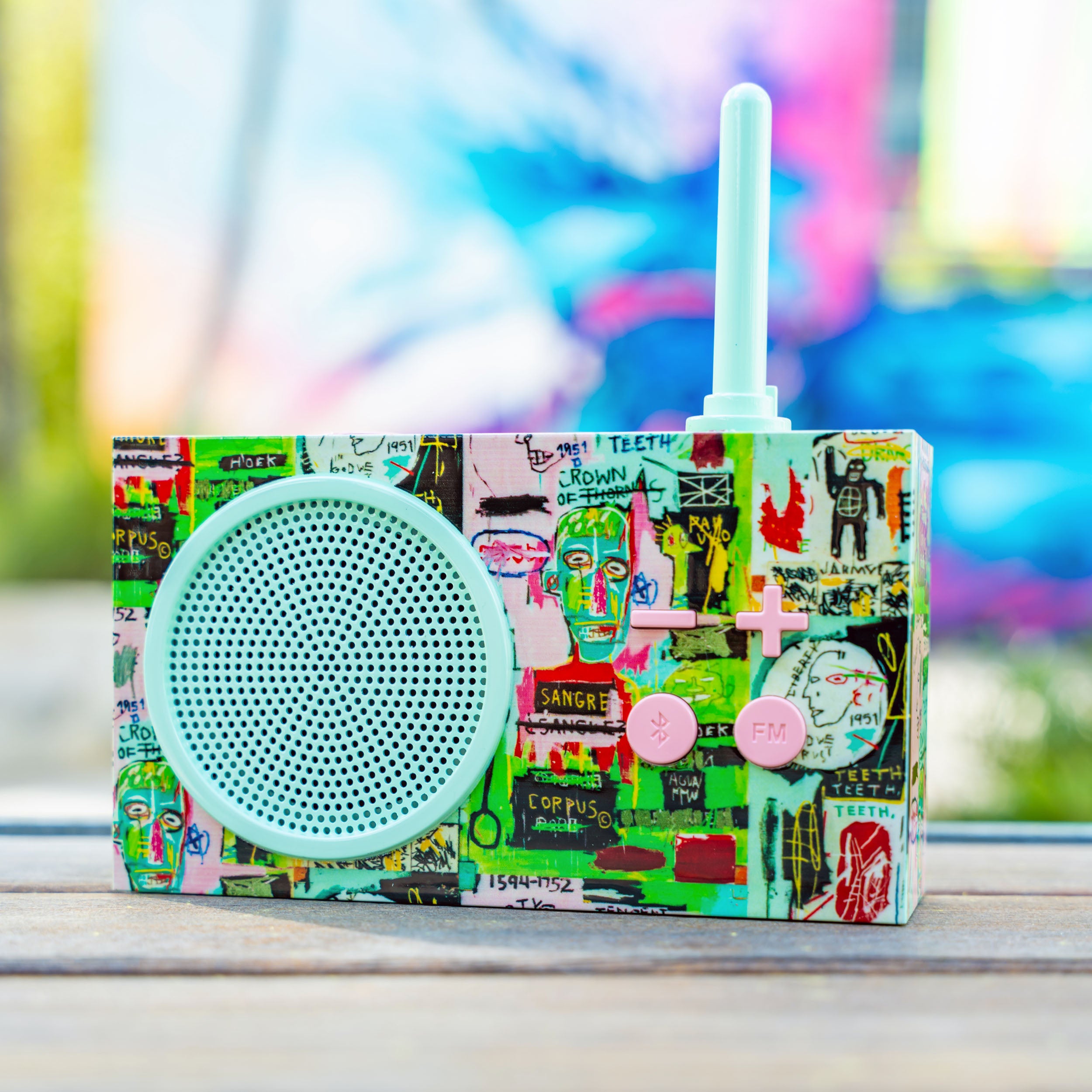 Tykho 3 Radio & Speaker - Lexon x Jean-Michel Basquiat In Italian Main image