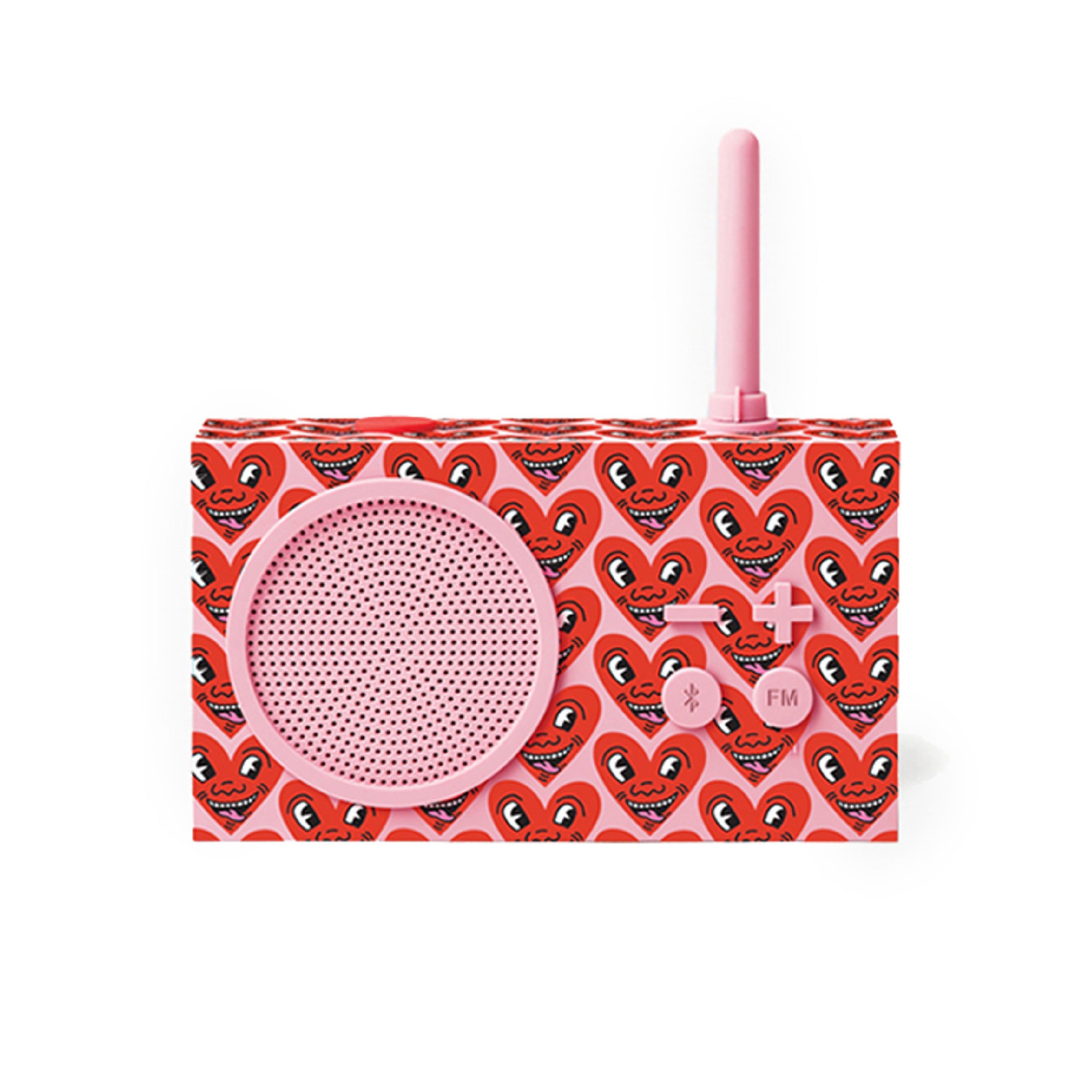 Tykho 3 - Lexon X Keith Haring - Heart Pink Main image