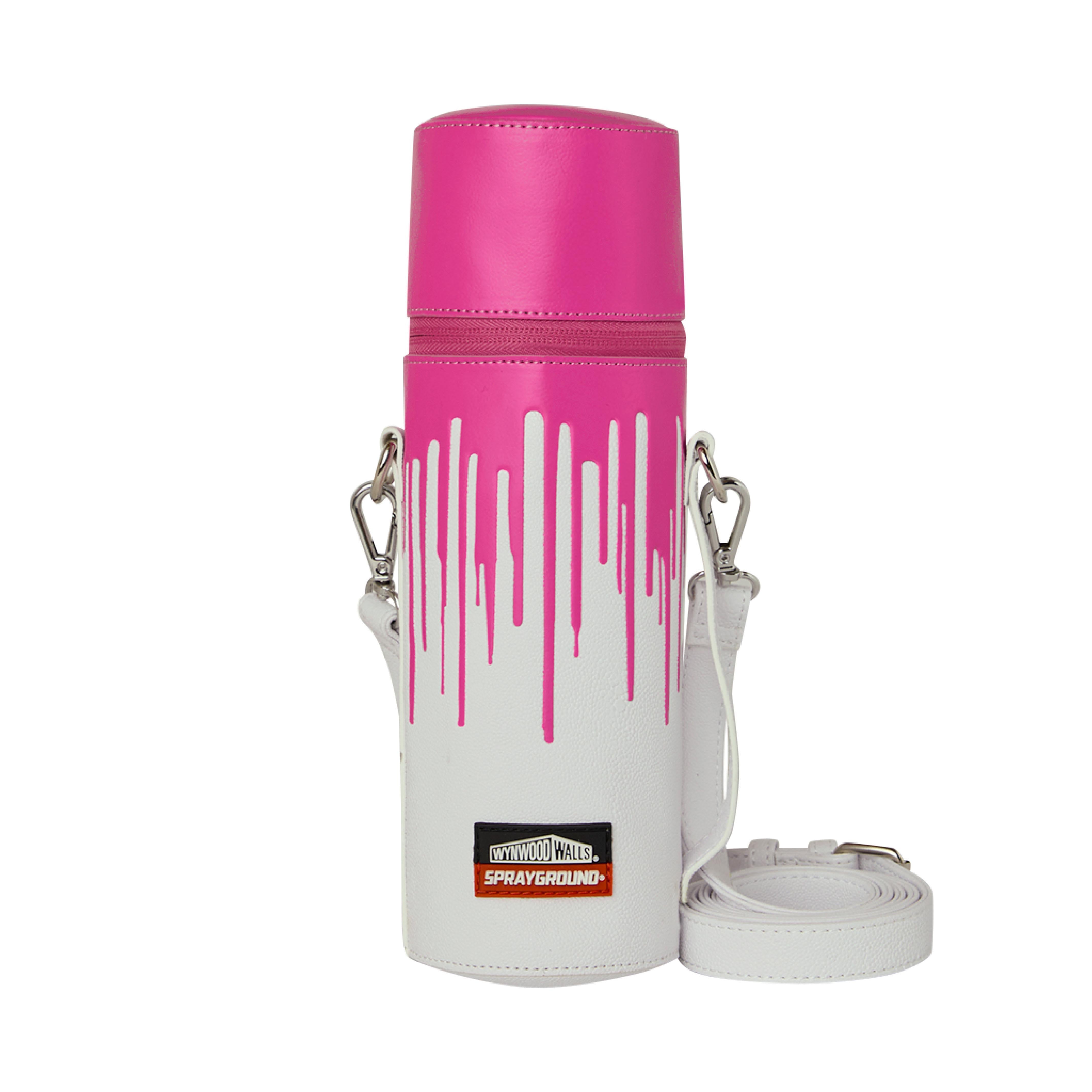 Wynwood Walls DRIPS Sprayground Water Bottle or Can Holder (PNK/WHT) Main image