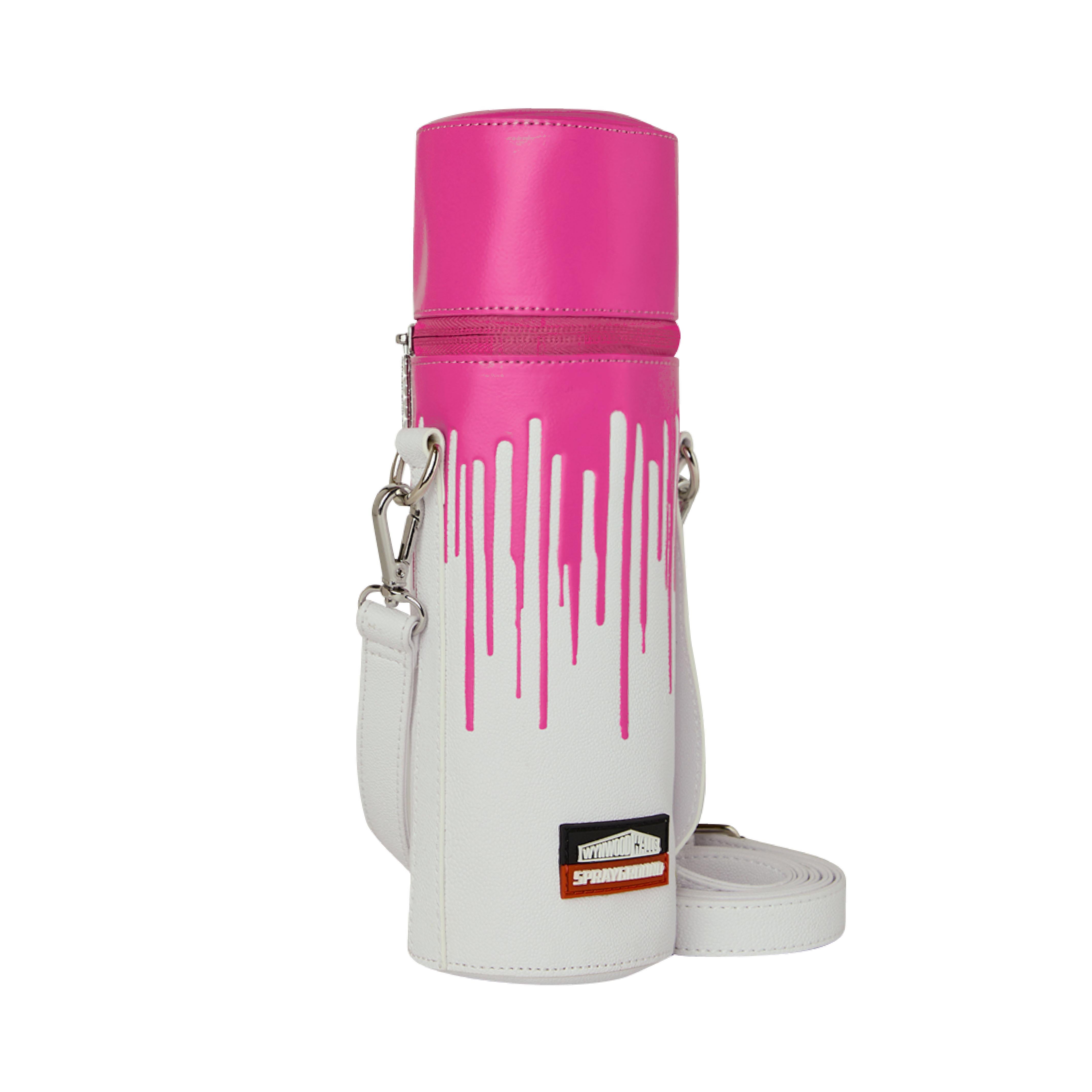 Wynwood Walls DRIPS Sprayground Water Bottle or Can Holder (PNK/WHT) Secondary image