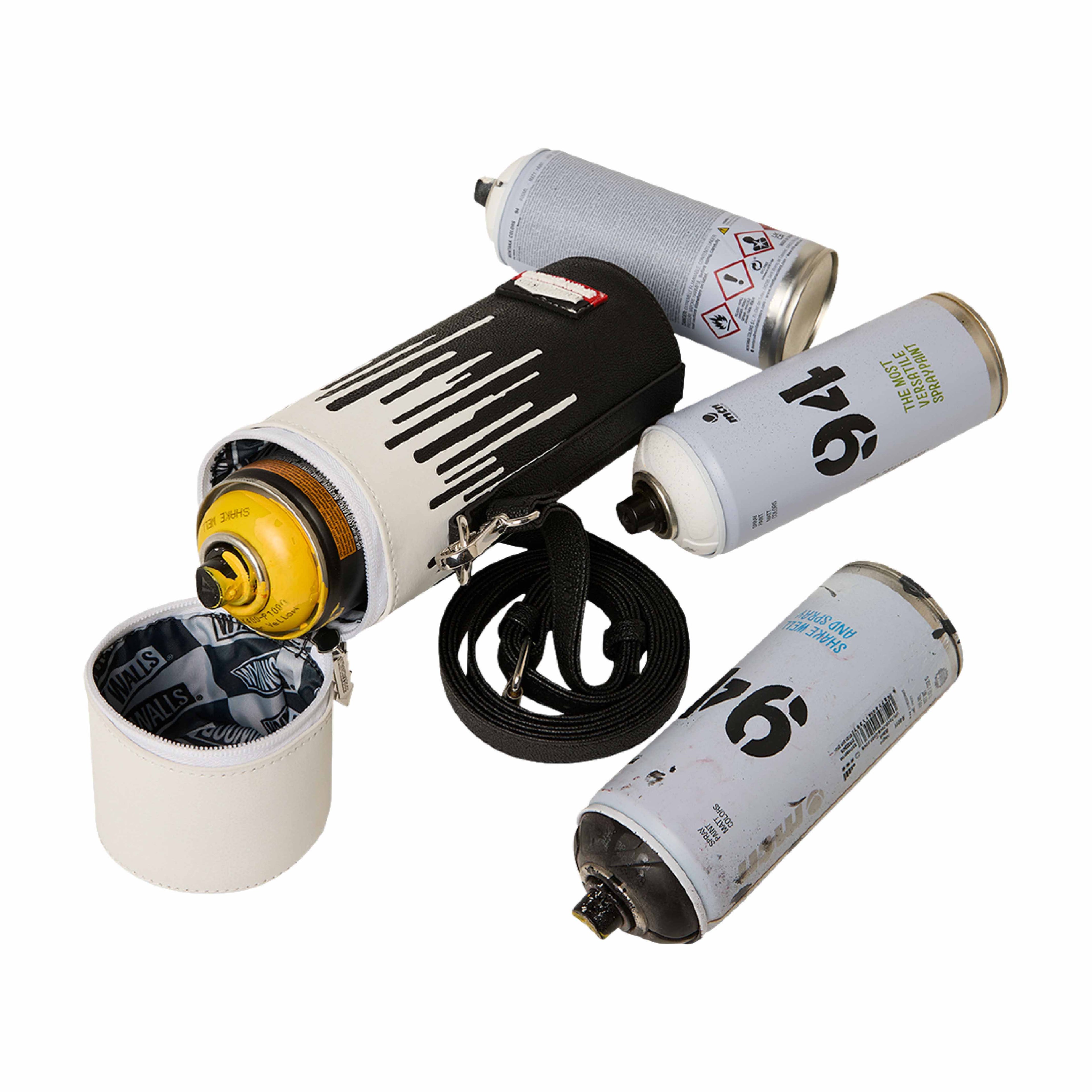 Wynwood Walls SPRAY PAINT White & Black Sprayground Can Holder