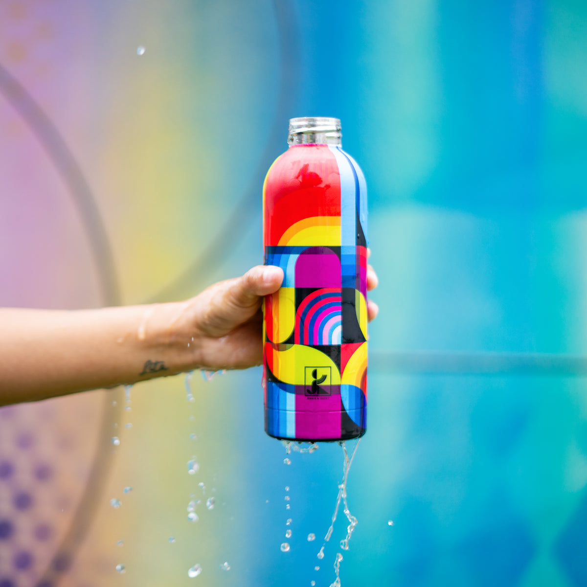 Jessie & Katey PARALLEL DROP Water Bottle 500mL