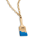 Wynwood Walls PAINTBRUSH Turquoise Necklace