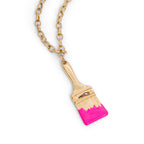 Wynwood Walls PAINTBRUSH Pink Necklace