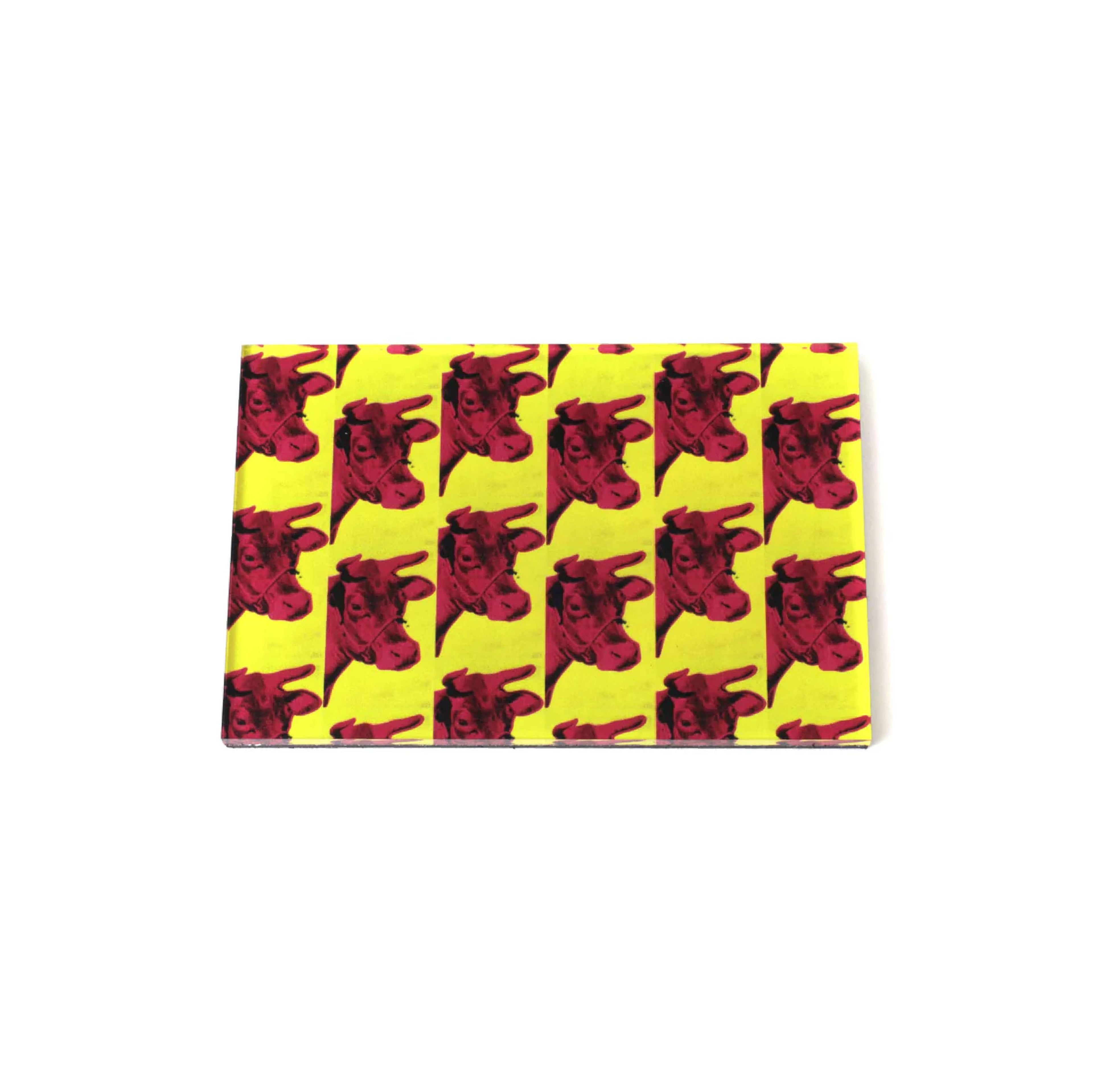 Warhol Cows Print Acrylic Magnet