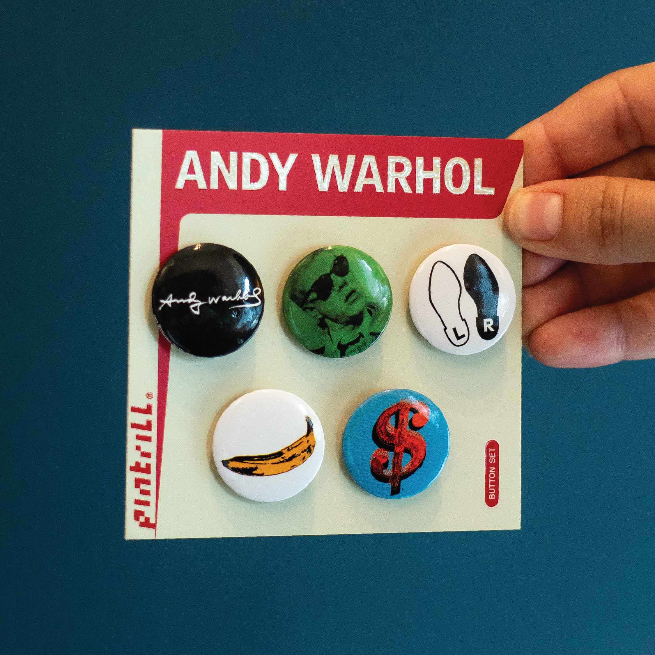 Warhol Variety 5 Button Set Series 1