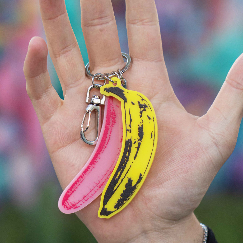 Warhol Bananas Acrylic Keyclip Series 1