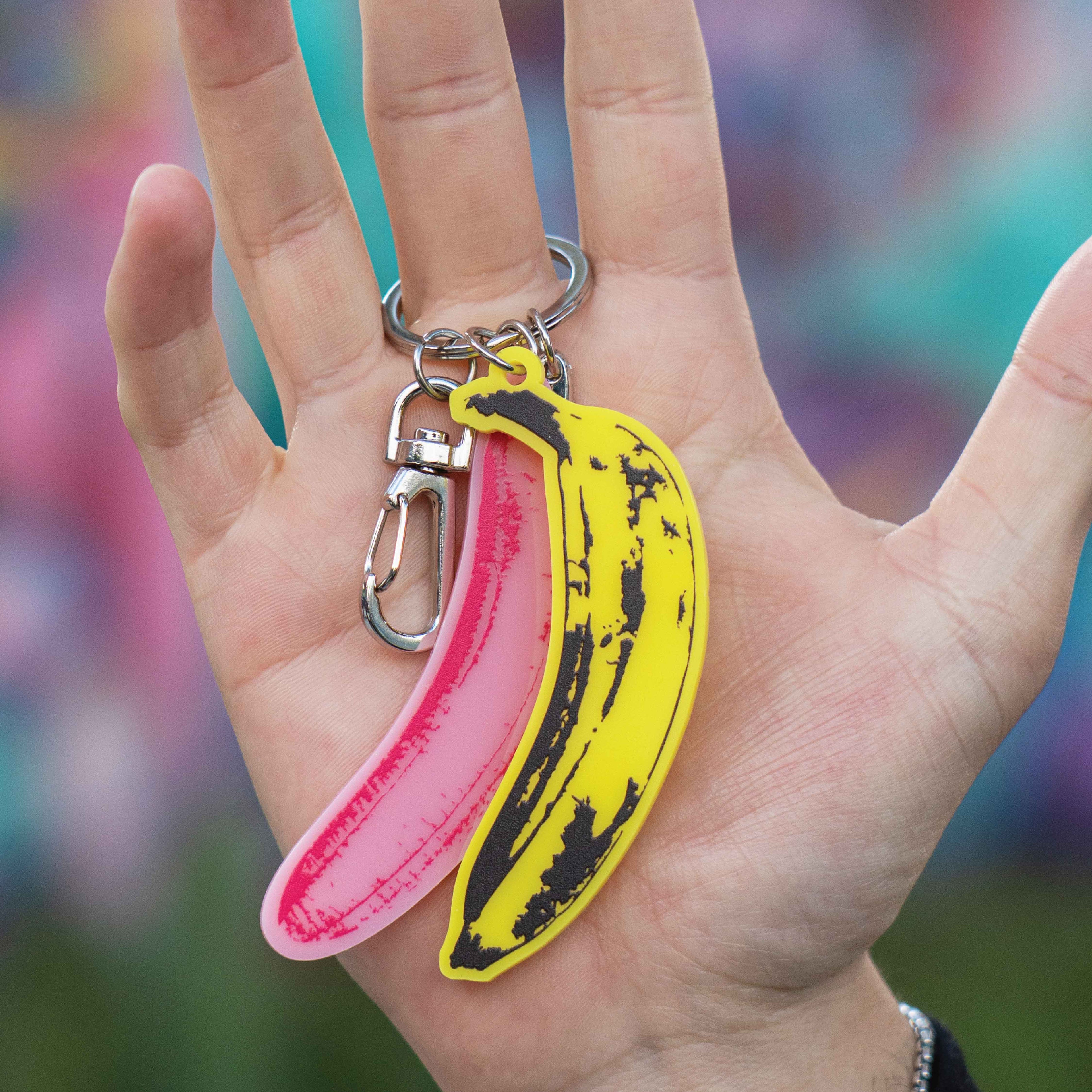 Warhol Bananas Acrylic Keyclip Series 1
