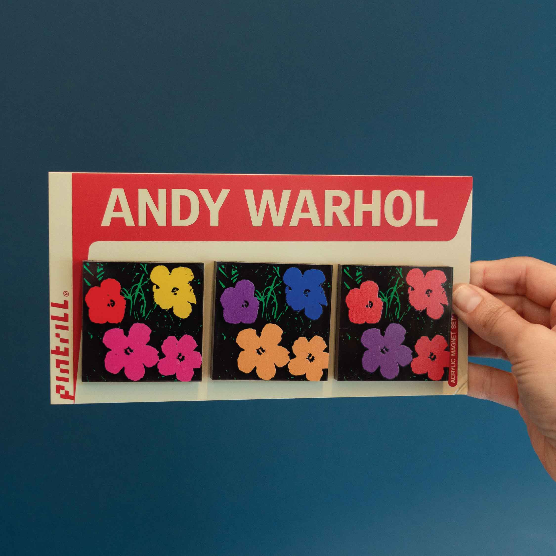 Warhol Flowers Acrylic Magnet Set Series 1 Secondary image