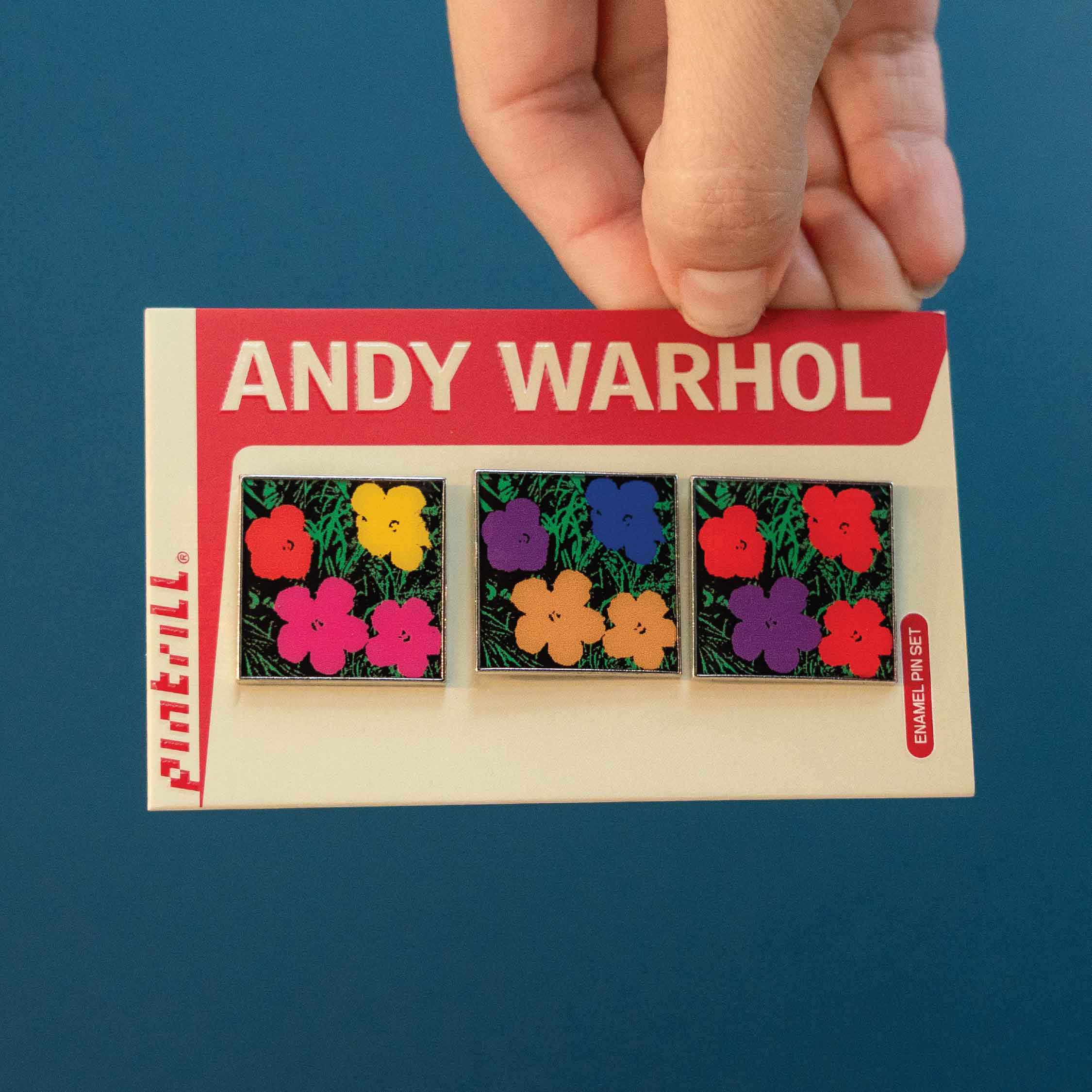 Warhol Flowers Pin Set Series 1 Secondary image