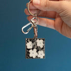 Warhol Flowers Metal Keyclip Series 1