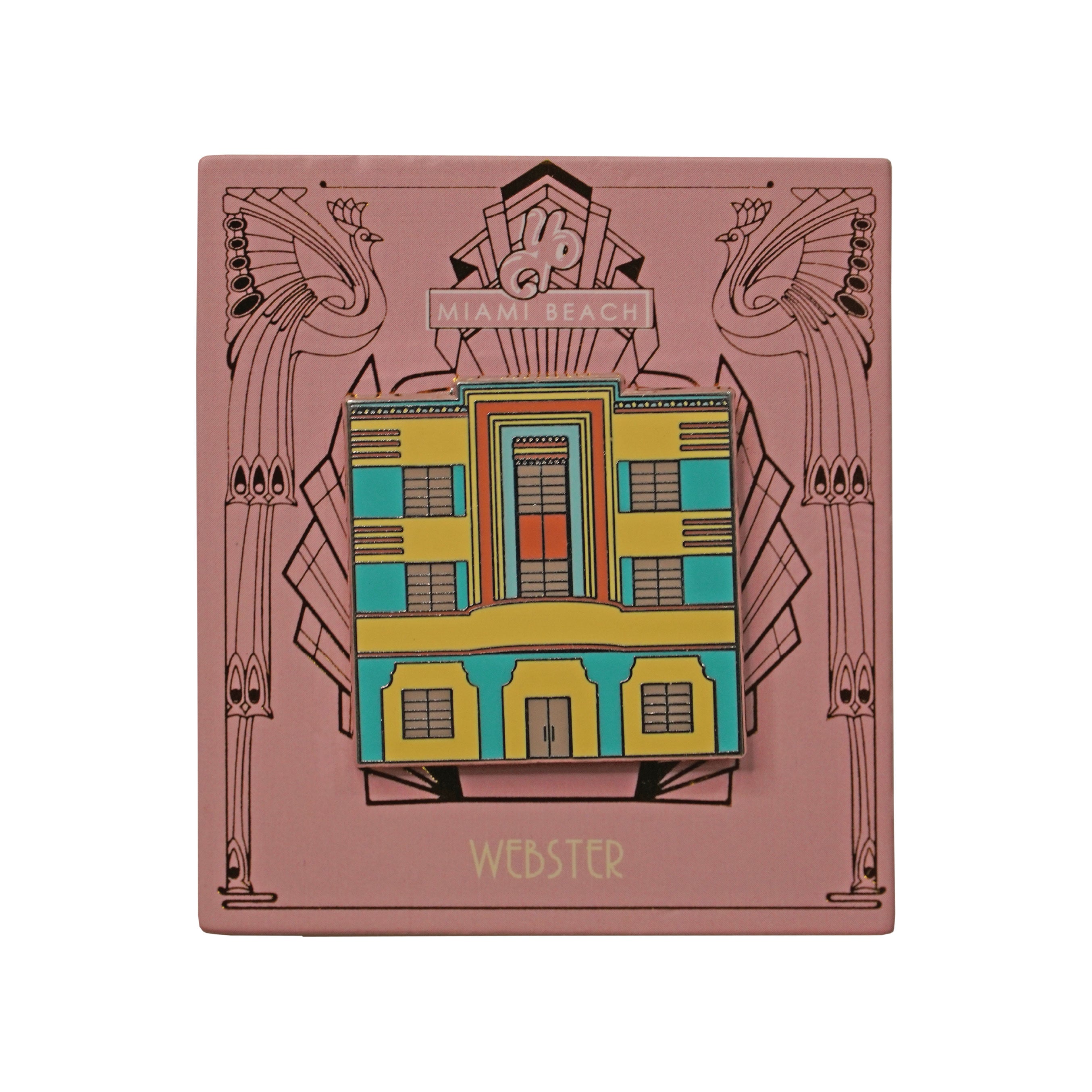 Webster Art Deco Hotel Pin Secondary image