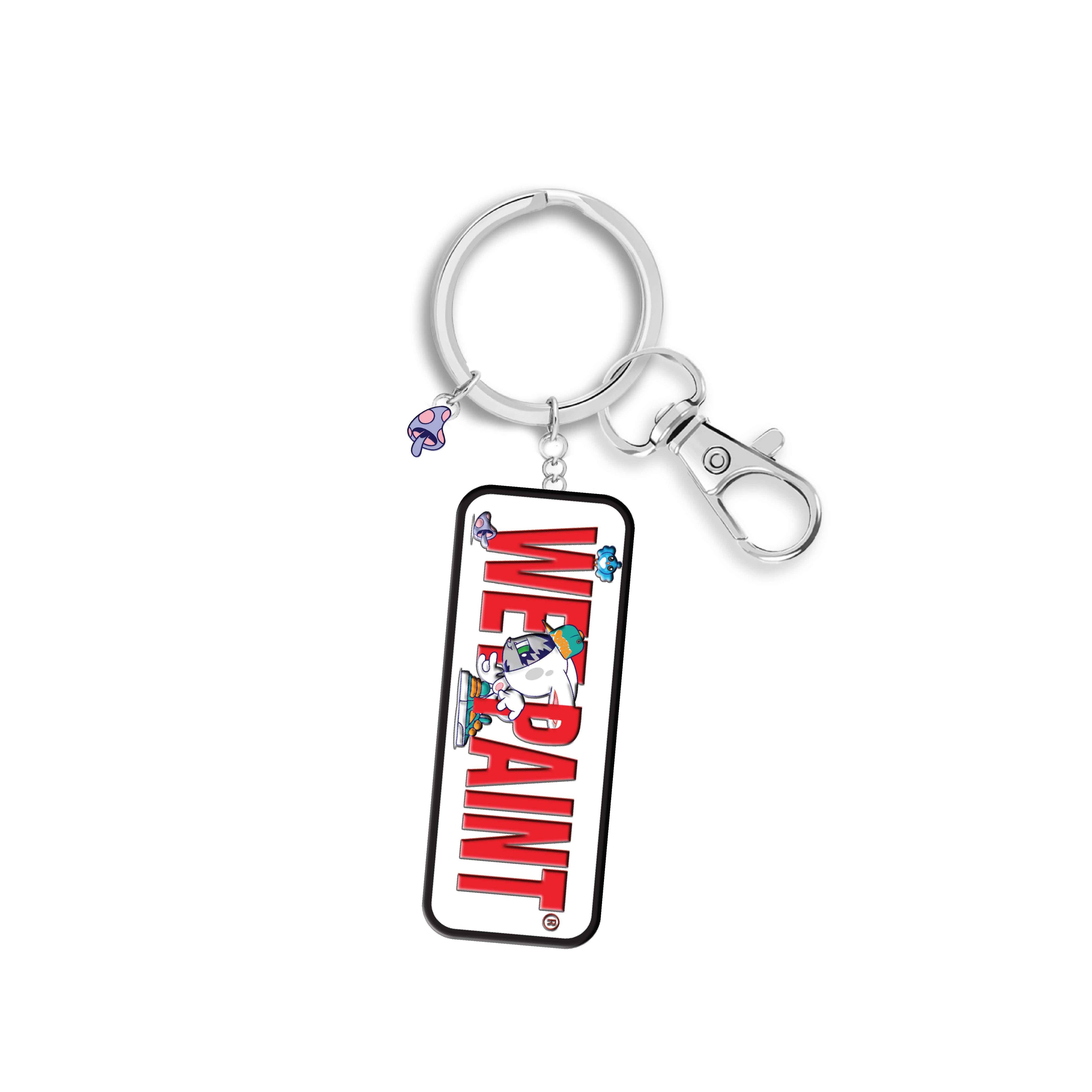 Persue WET PAINT Keychain