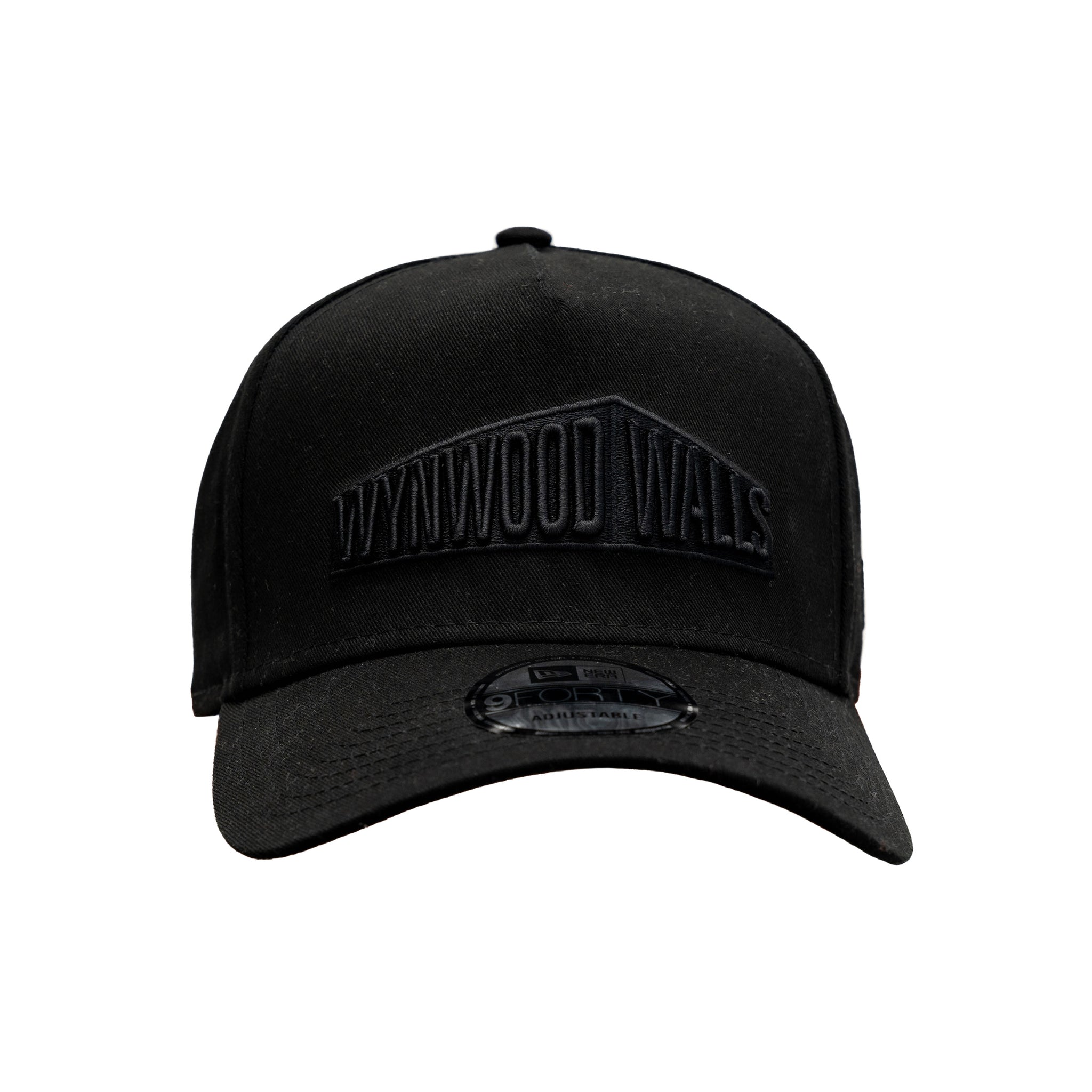 Wynwood Walls x New Era 9FORTY A-Frame Cap Black On Black