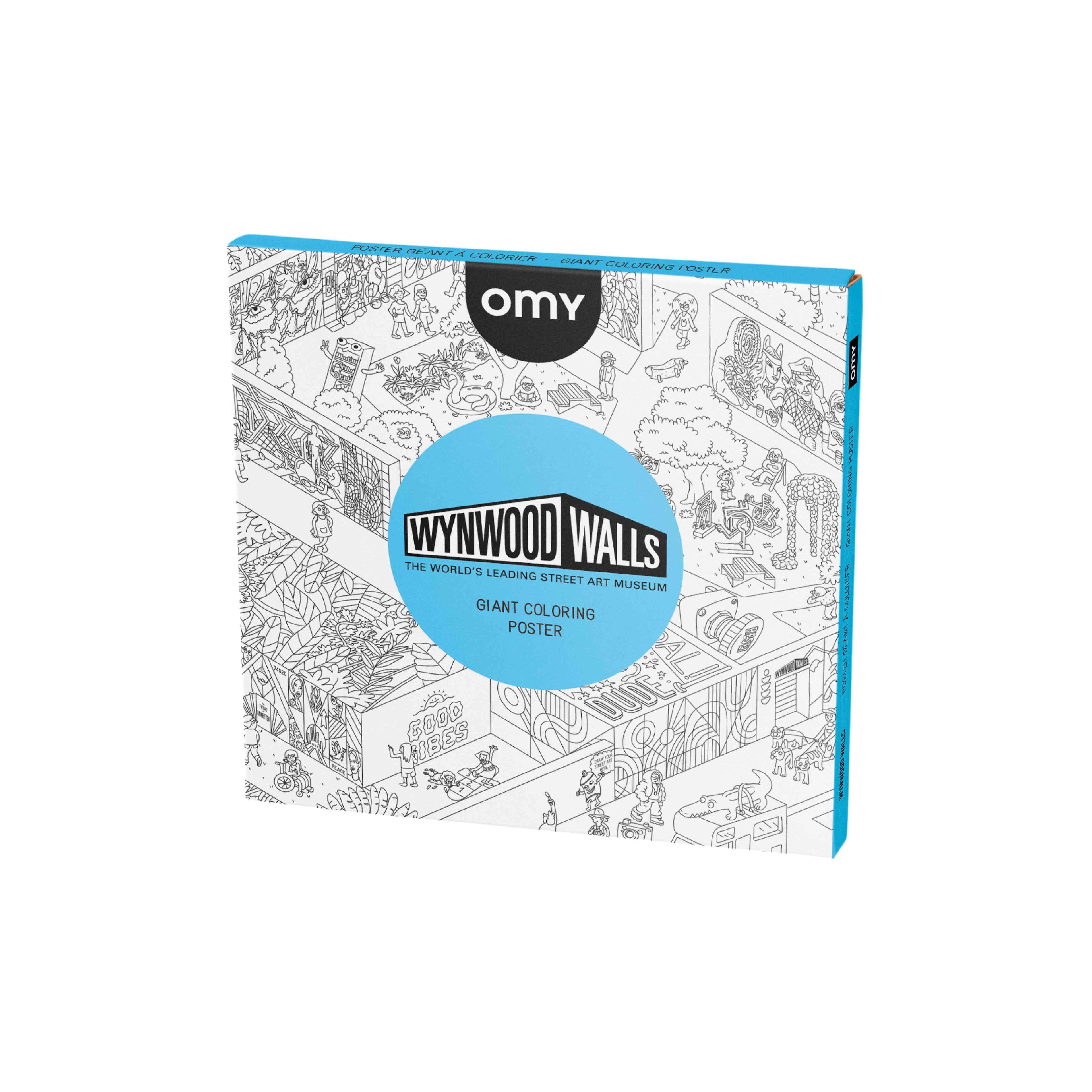 Wynwood Walls x OMY Giant Coloring Poster