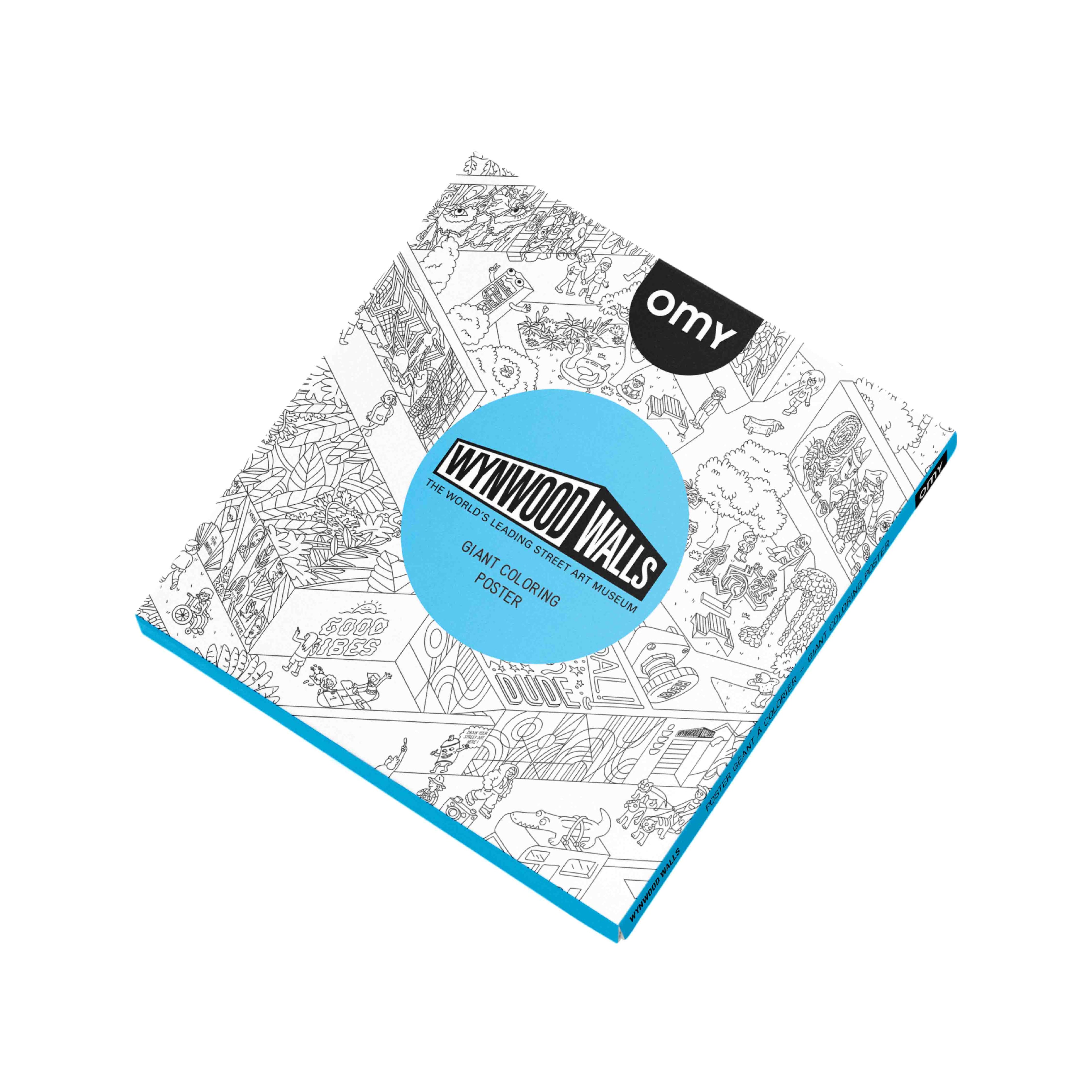 Wynwood Walls x OMY Giant Coloring Poster