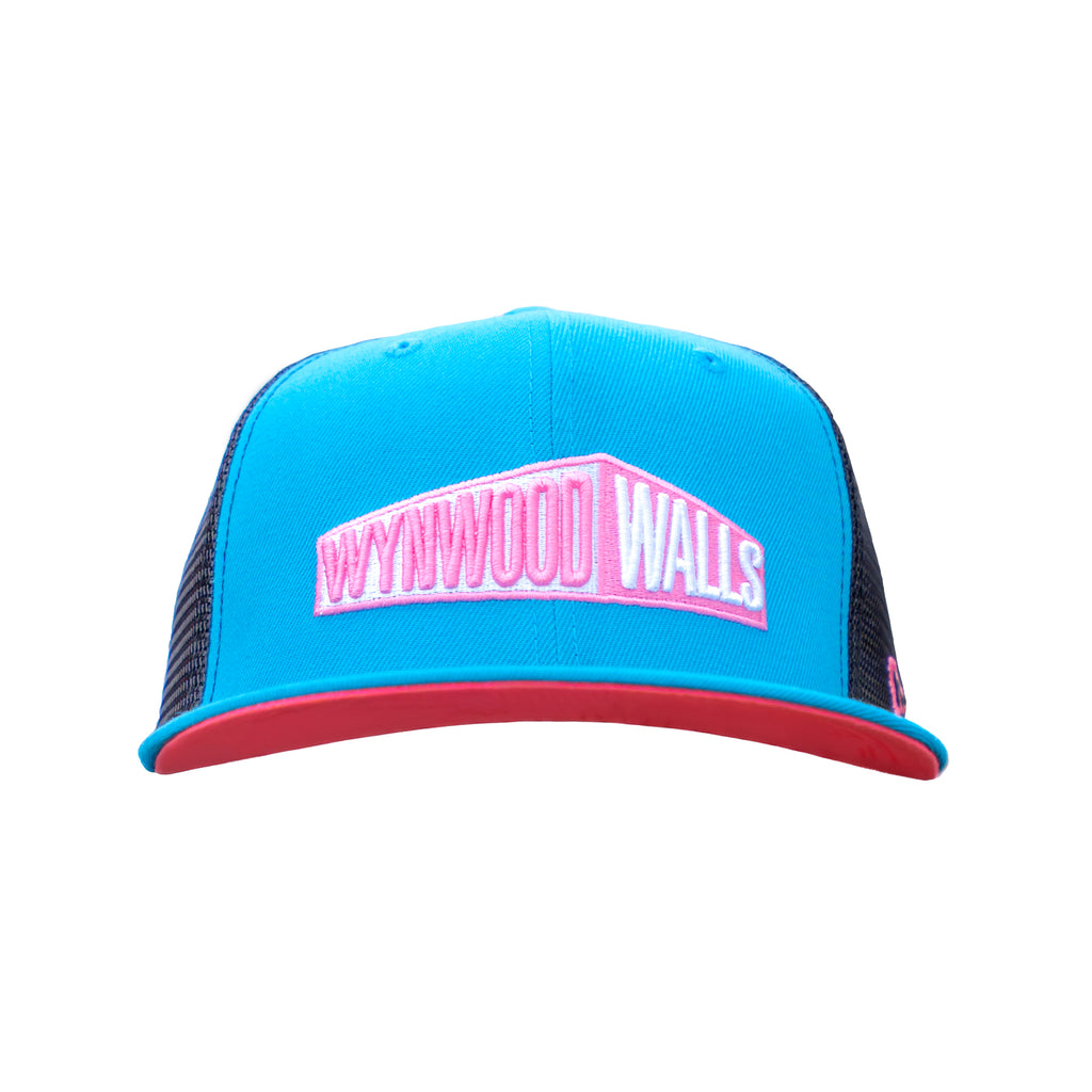 Wynwood Walls x New Era 9FIFTY Trucker Cap Vice Blue