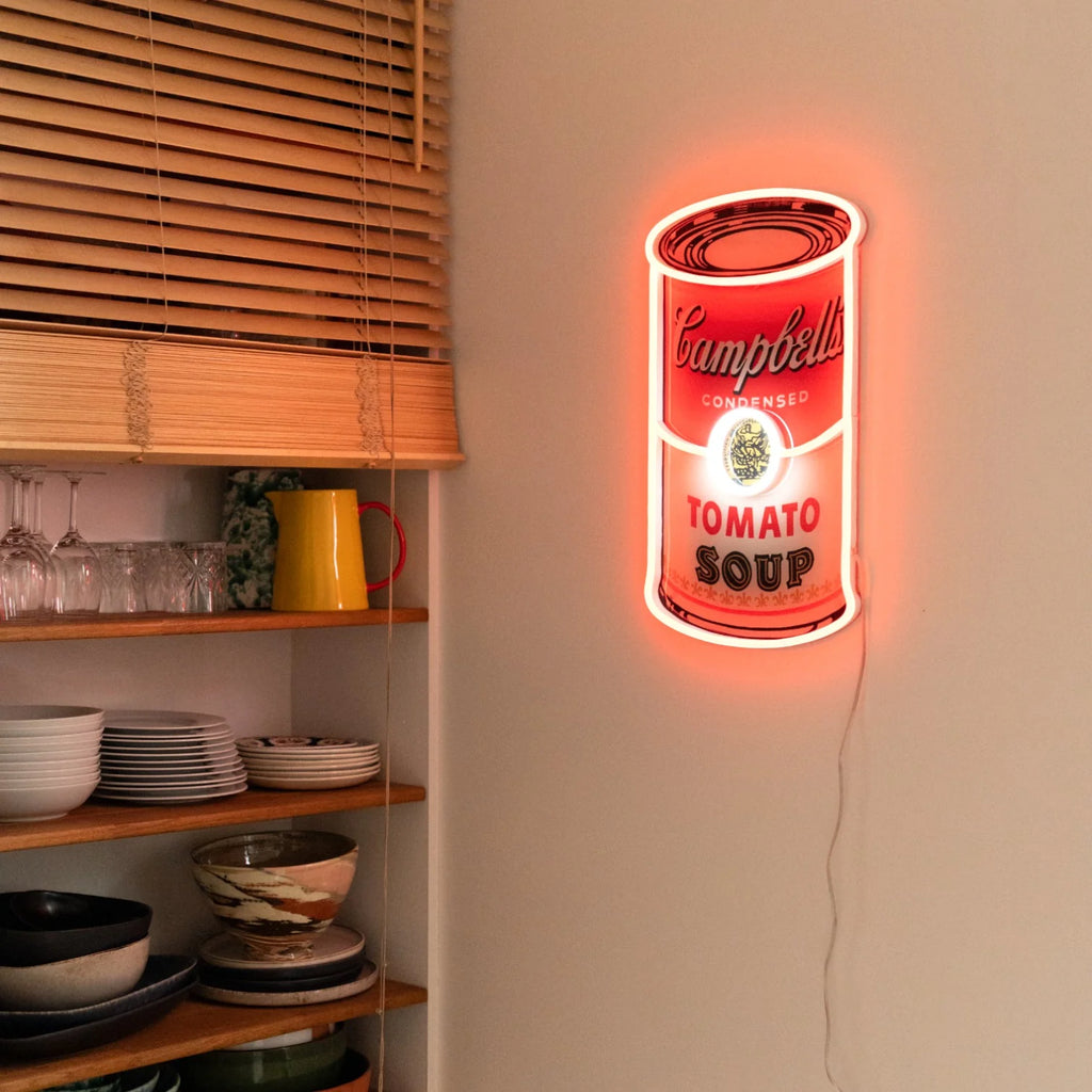 Andy Warhol Campbell's LED Neon Sign