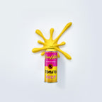 Yellow Warhol Tomato Soup Can Splash Graffiti Sculpture