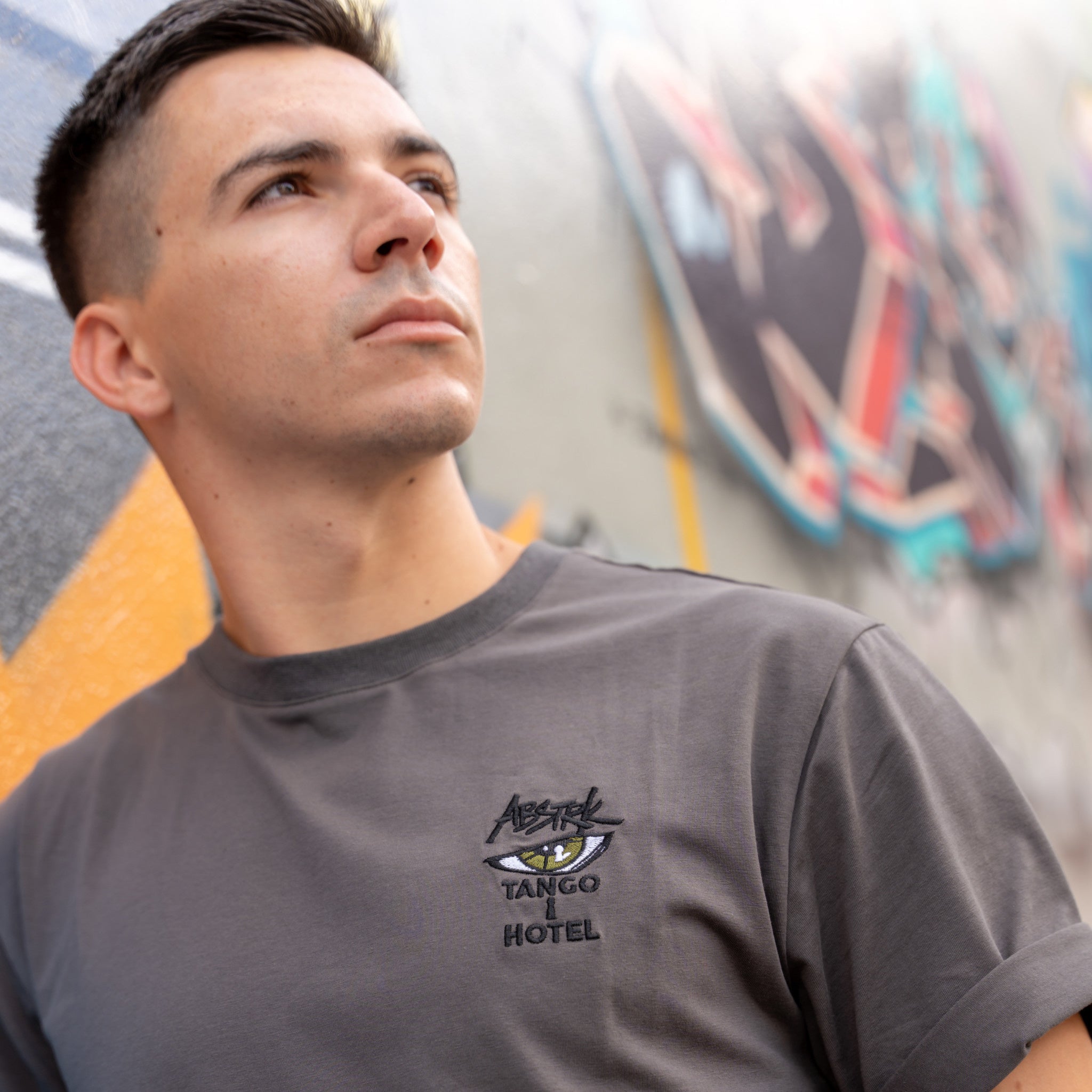 ABSTRK Grey Tee - Wynwood Walls Shop