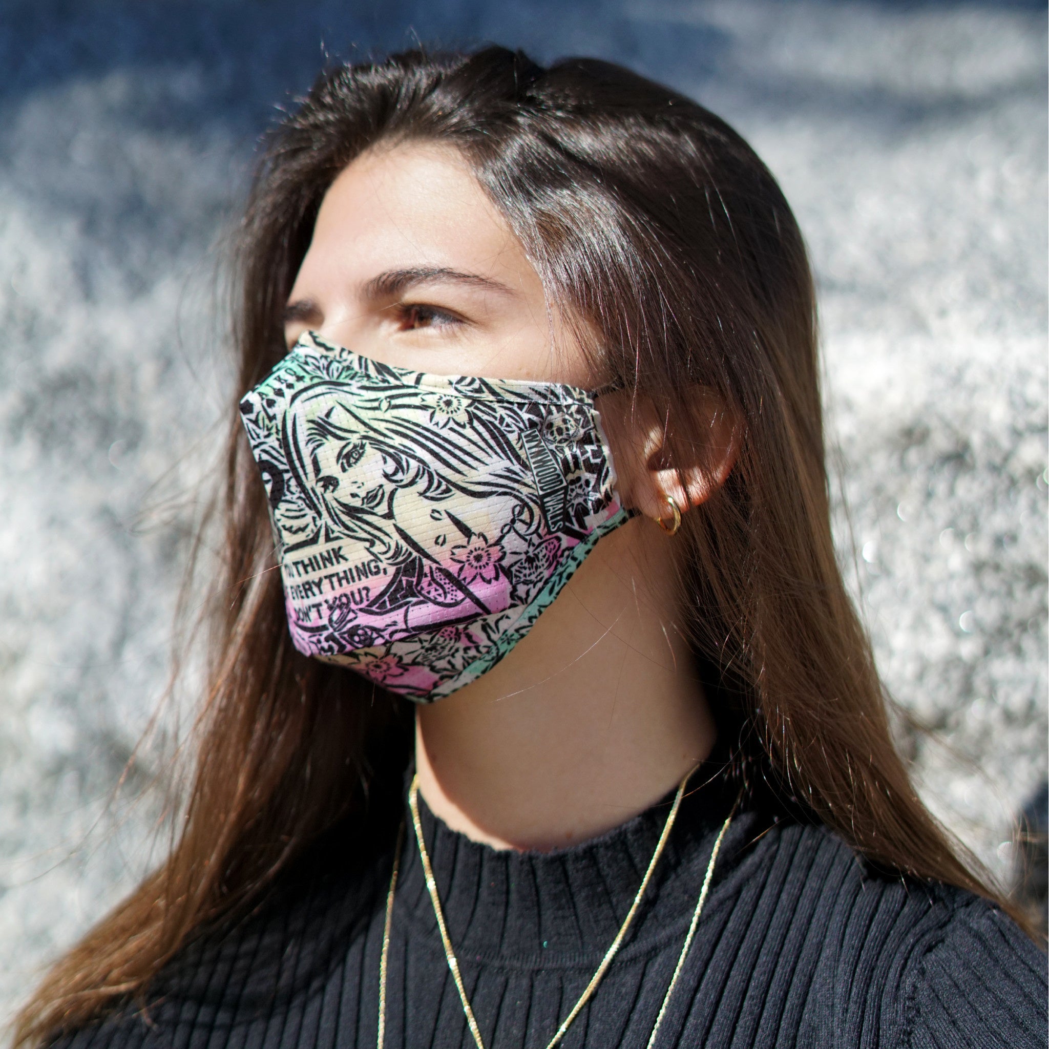 AIKO THINKING OF EVERYTHING x Wynwood Walls ENRO Facemask Secondary image
