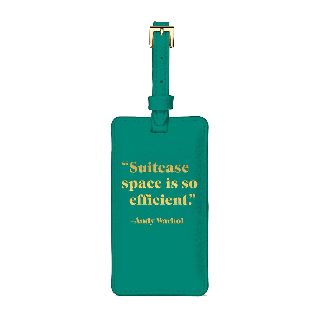 Luggage Tag Andy Warhol Quotation - Wynwood Walls Shop