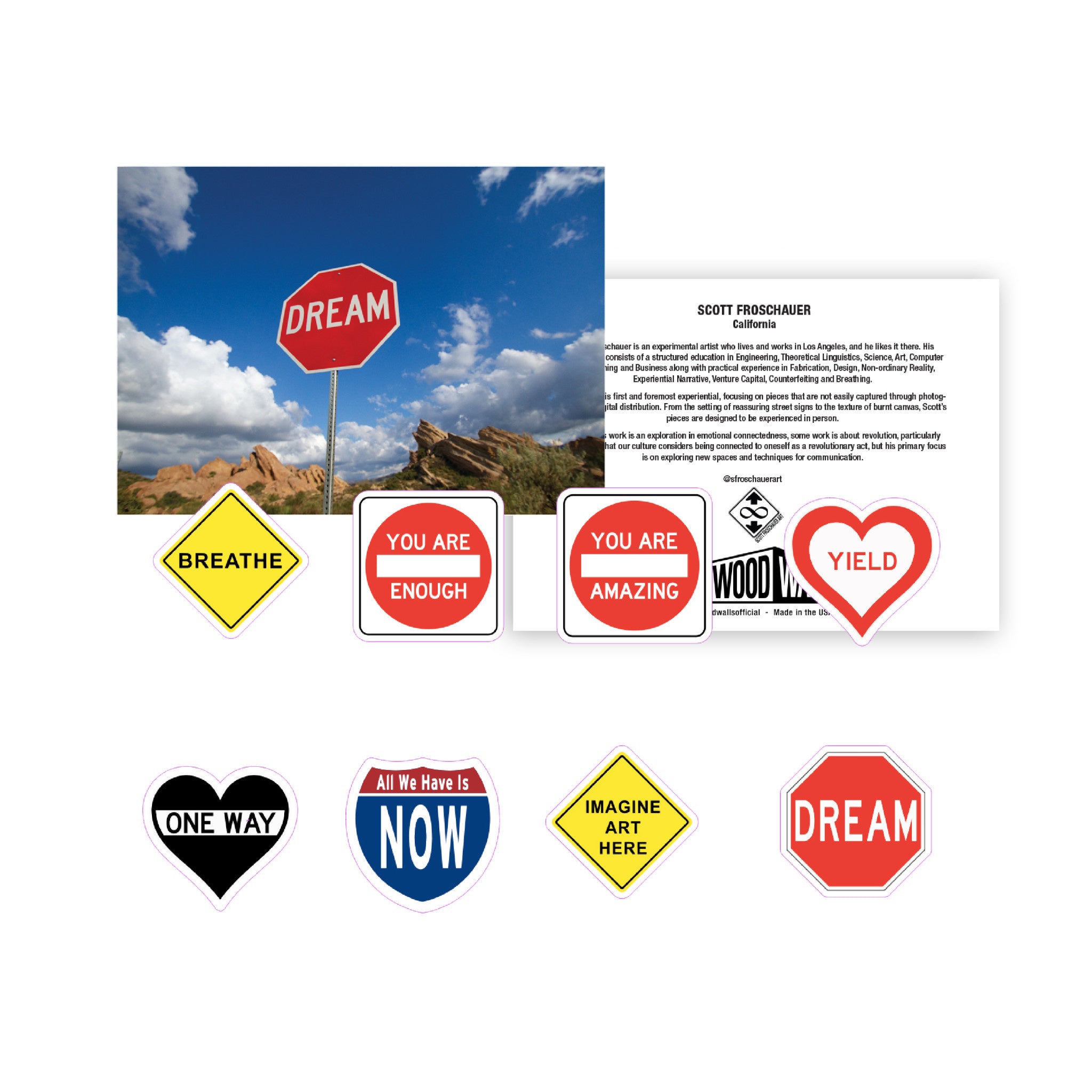 Scott Froschauer Sticker Pack - Wynwood Walls Shop Main image