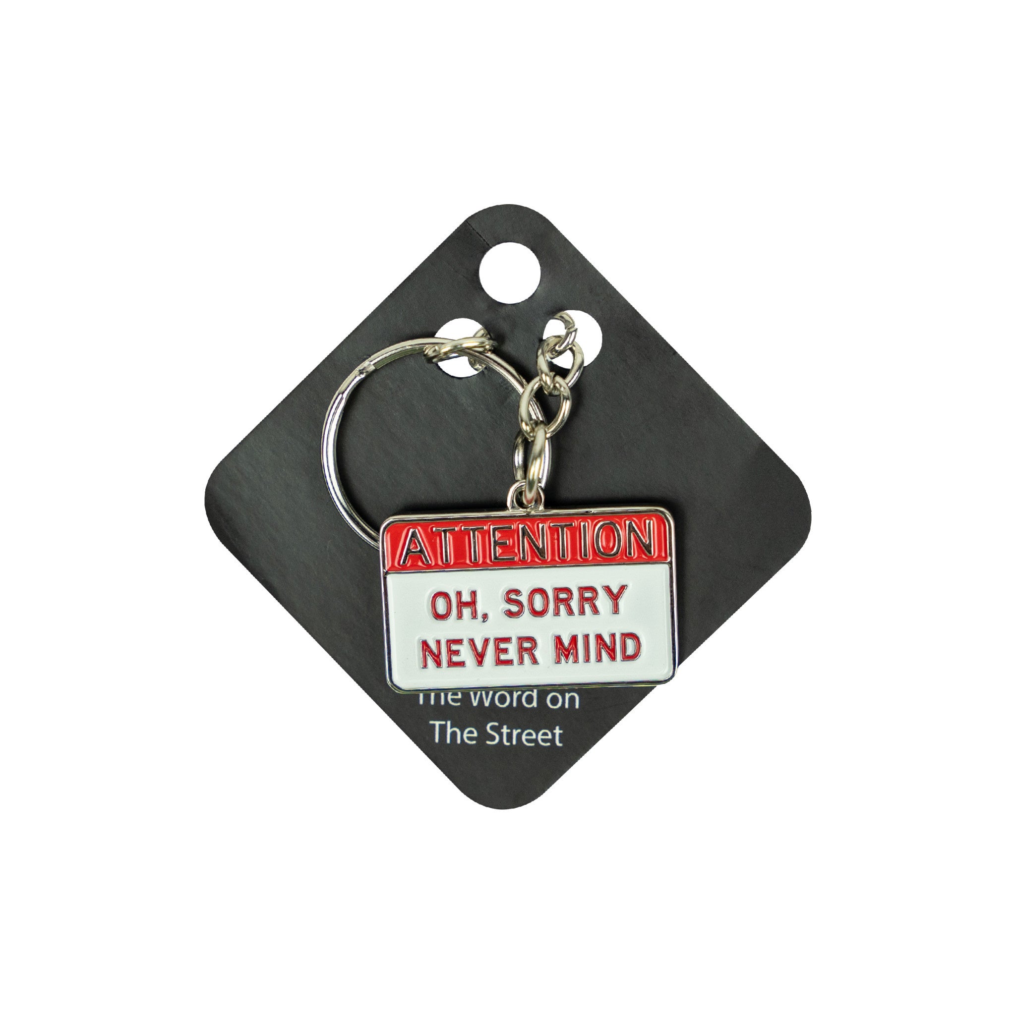 Scott Froschauer ATTENTION: NEVERMIND Keychain - Wynwood Walls Shop