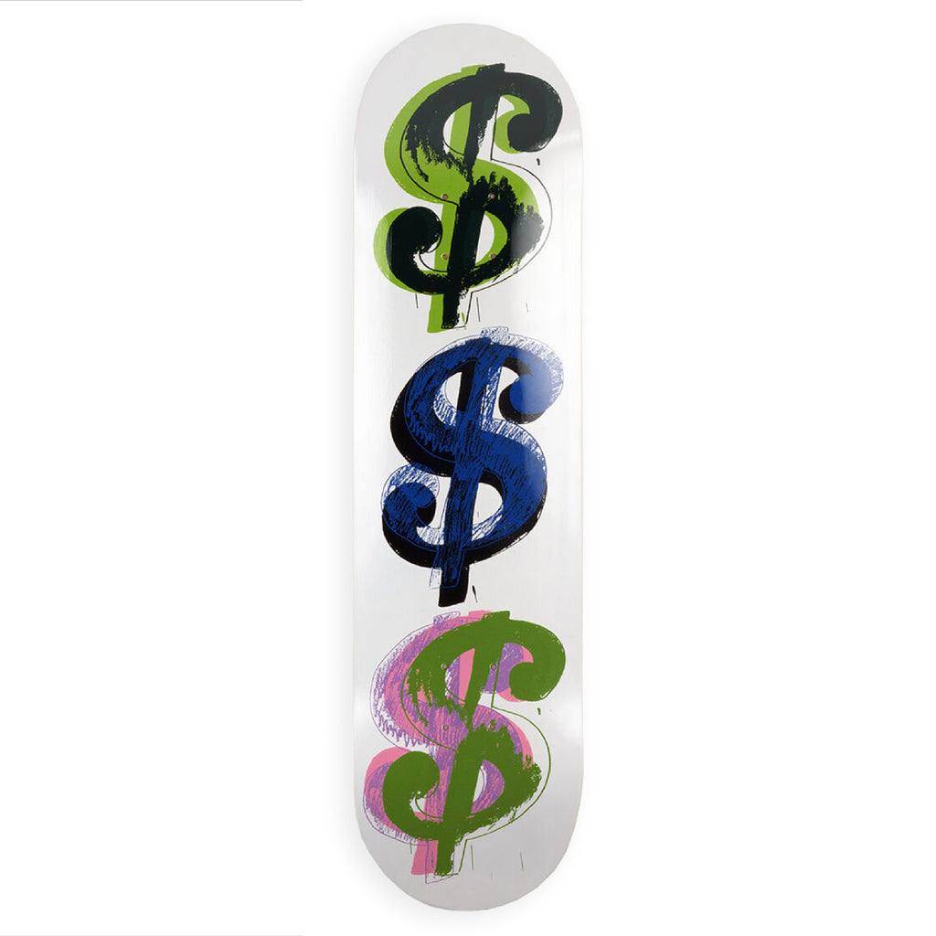 Andy Warhol Dollar Sign (9) Solo B, 1982 Skate Deck - Wynwood Walls Shop