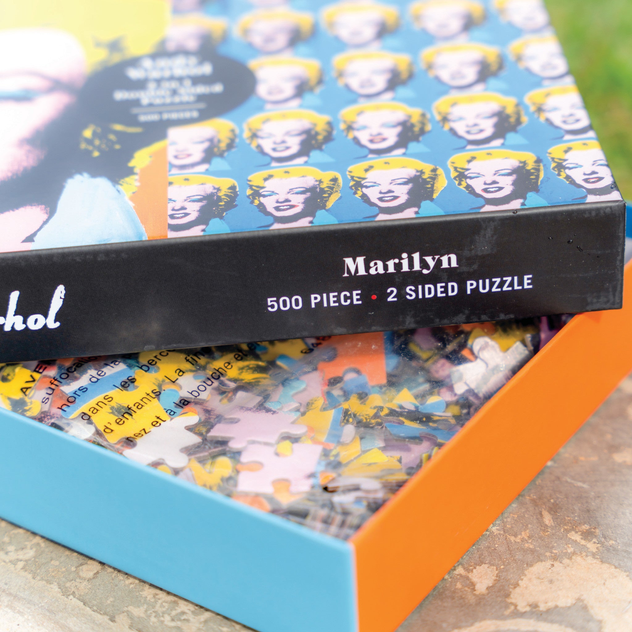 Andy Warhol MARILYN Double-Sided 500 Piece Puzzle - Wynwood Walls Shop