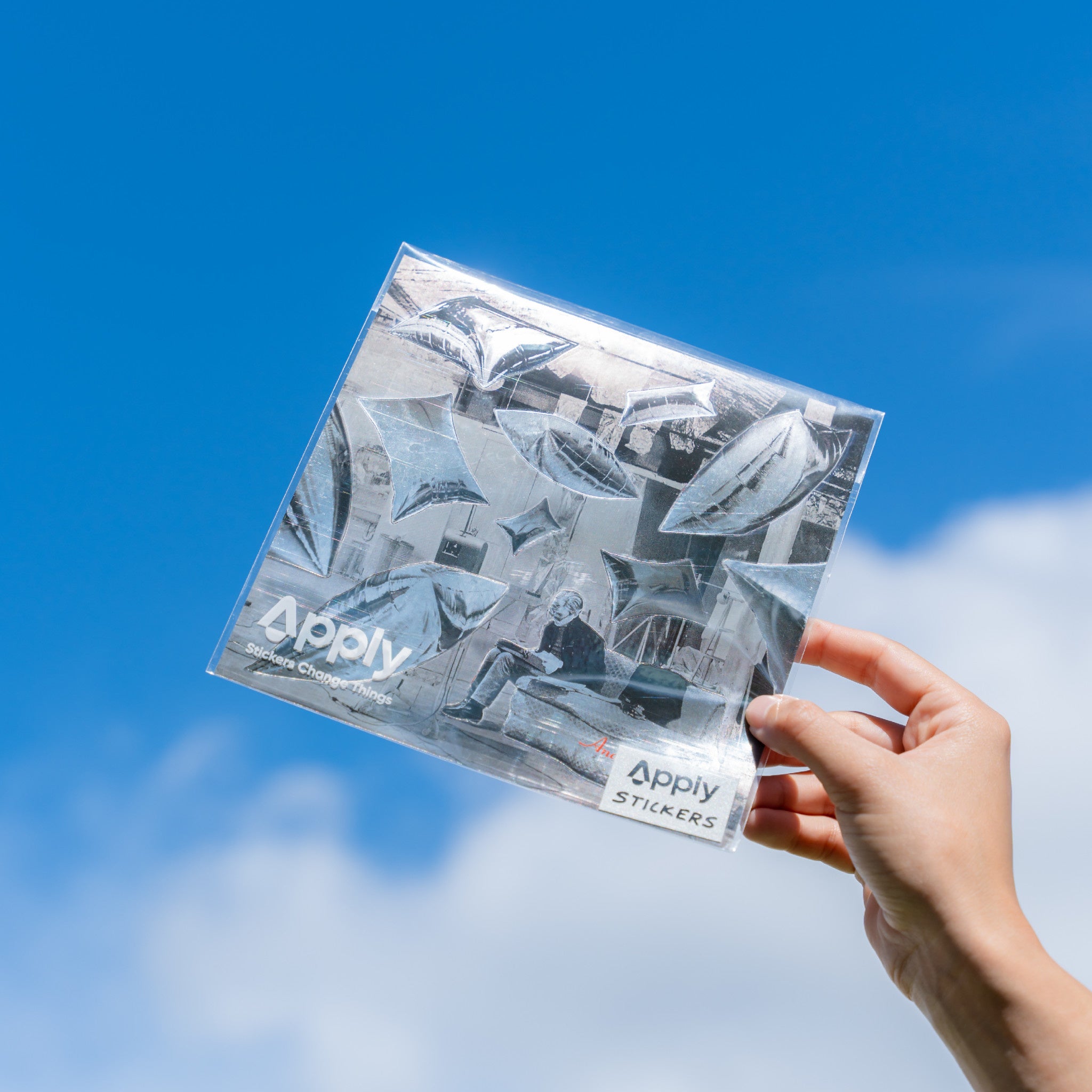 Andy Warhol SILVER CLOUDS Sticker Pack Secondary image