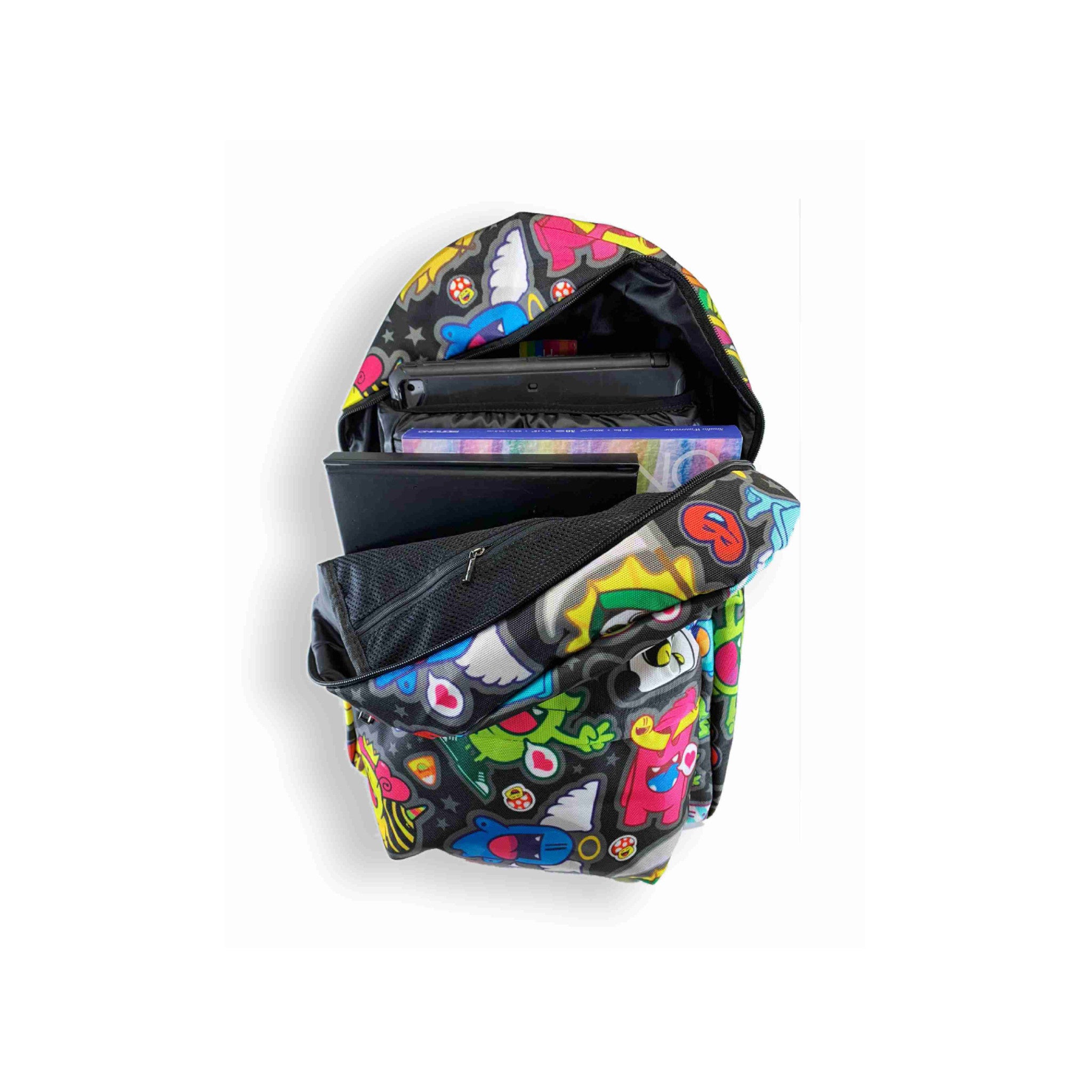 Golden305 Backpack Black Pattern Secondary image