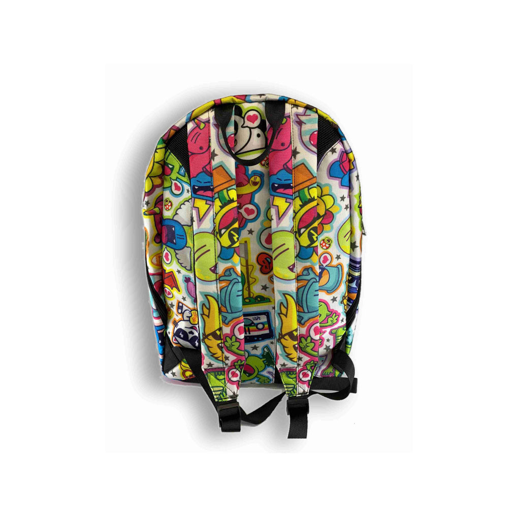 Golden305 Backpack White Pattern - Wynwood Walls Shop