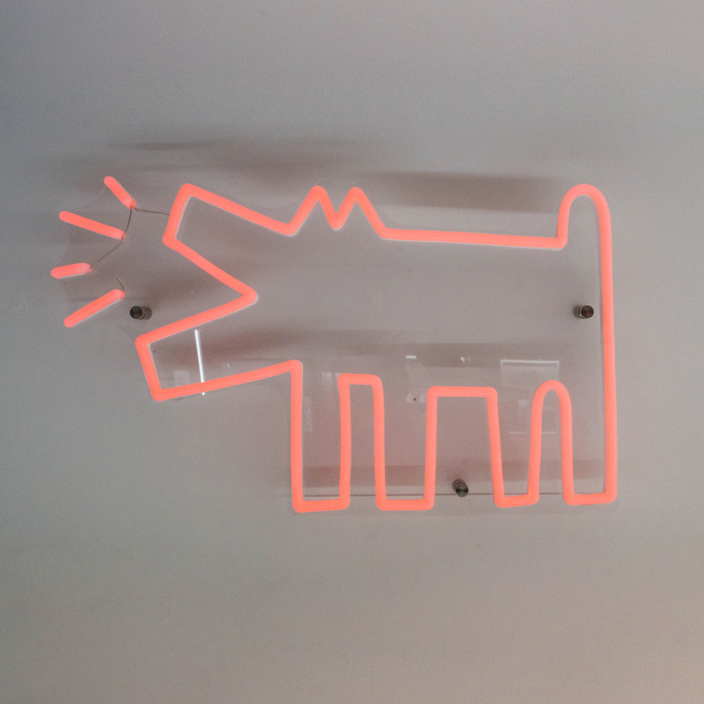 Barking Dog by Keith Haring - LED Neon Sign