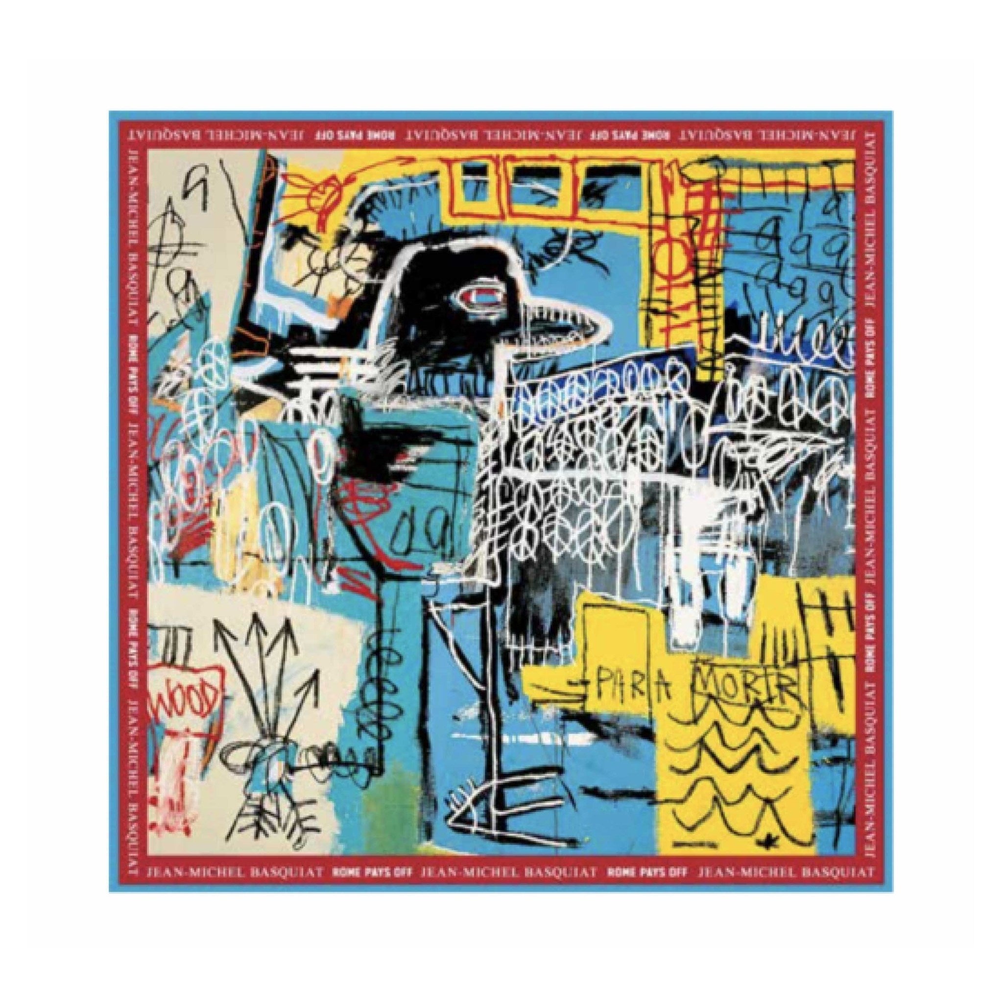 Basquiat BIRD ON MONEY Bandana - Wynwood Walls Shop