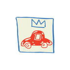 Jean-Michel Basquiat RED CAR Pin