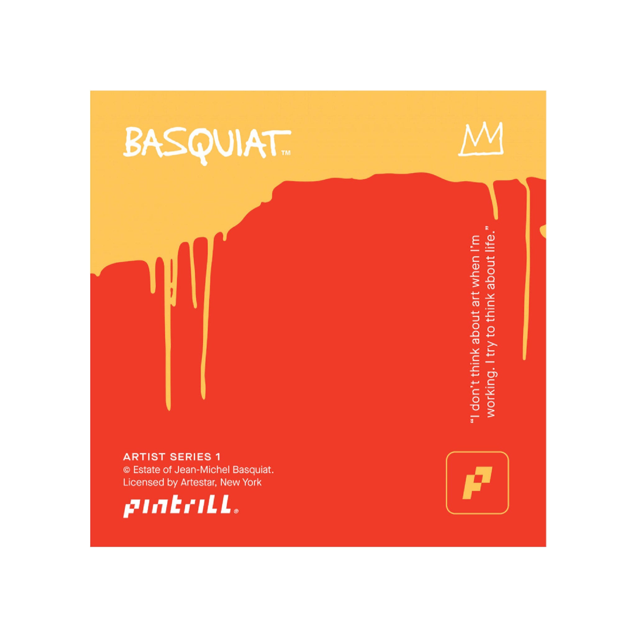Jean-Michel Basquiat RED CAR Pin