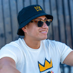 Basquiat CROWN ICON Bucket Hat - Wynwood Walls Shop