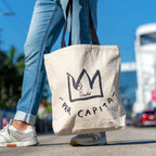 Basquiat PER CAPITA Canvas Tote Bag - Wynwood Walls Shop
