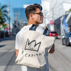 Basquiat PER CAPITA Canvas Tote Bag - Wynwood Walls Shop