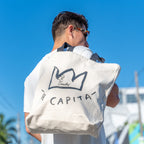 Basquiat PER CAPITA Canvas Tote Bag - Wynwood Walls Shop