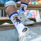 Basquiat PEZ DISPENSER Crew Socks - Wynwood Walls Shop