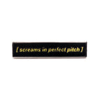 Closed Caption PITCH PERFECT SCREAM Pin