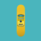 Andy Warhol Beige Campbell's Soup Skate Deck - Wynwood Walls Shop