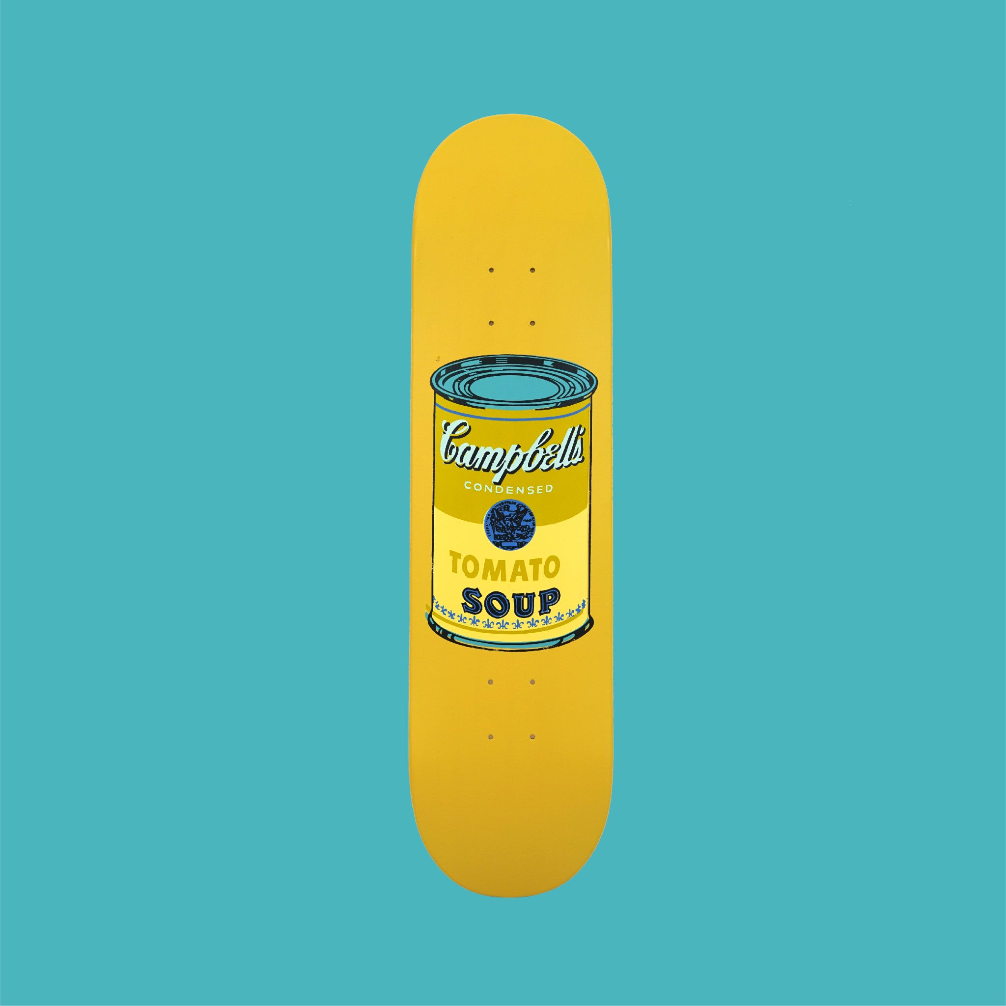 Andy Warhol Beige Campbell's Soup Skate Deck - Wynwood Walls Shop