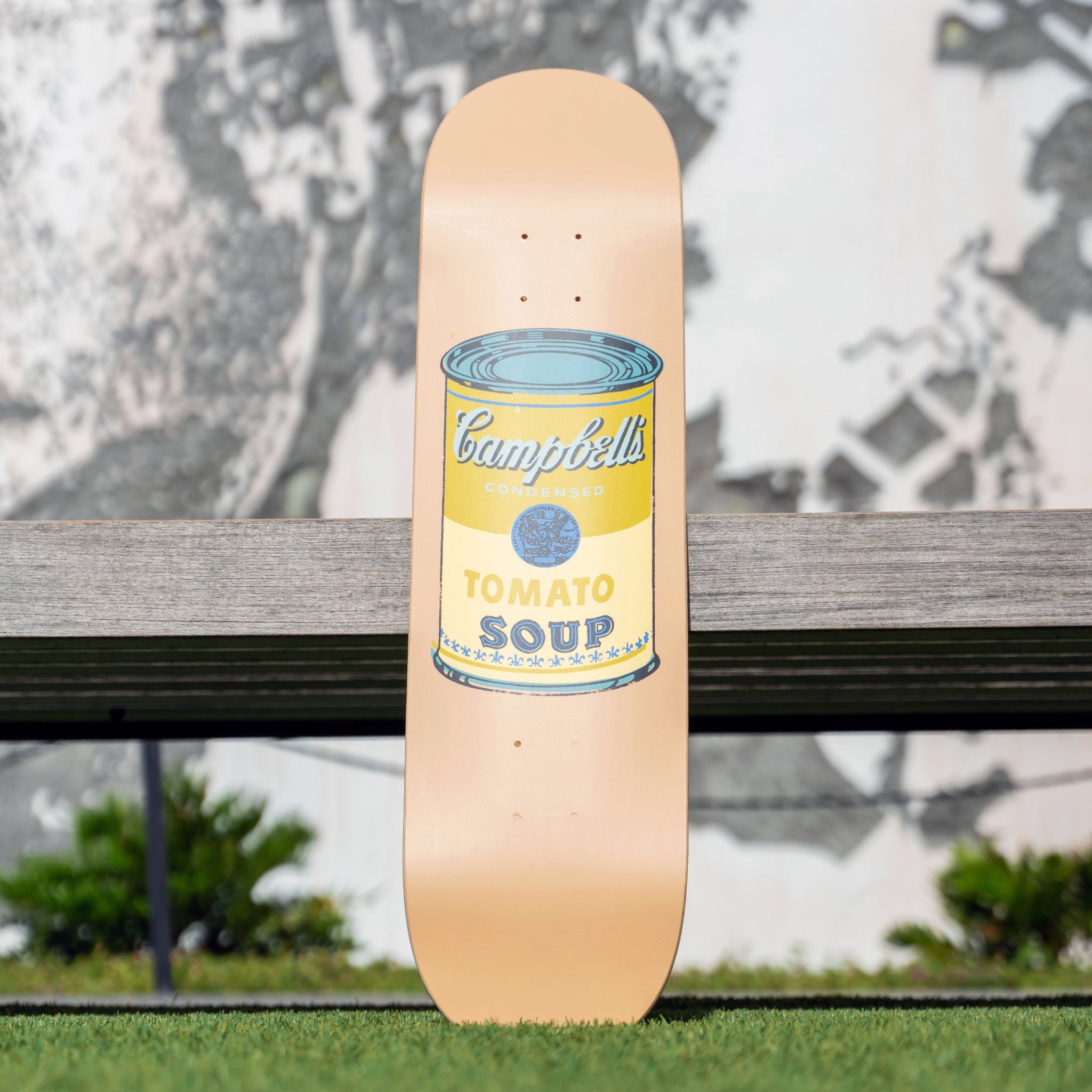 Andy Warhol Beige Campbell's Soup Skate Deck Secondary image