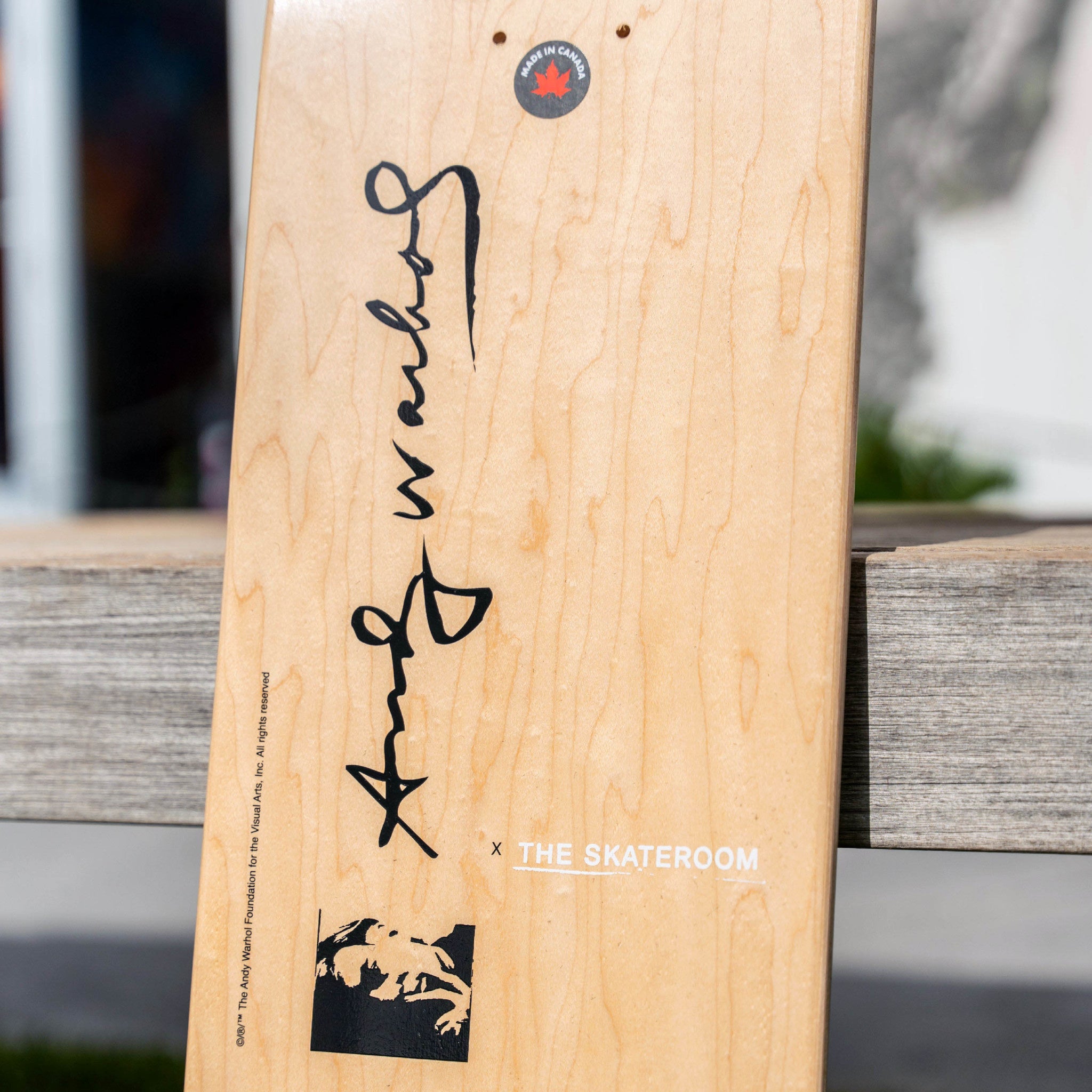 Andy Warhol Beige Campbell's Soup Skate Deck - Wynwood Walls Shop