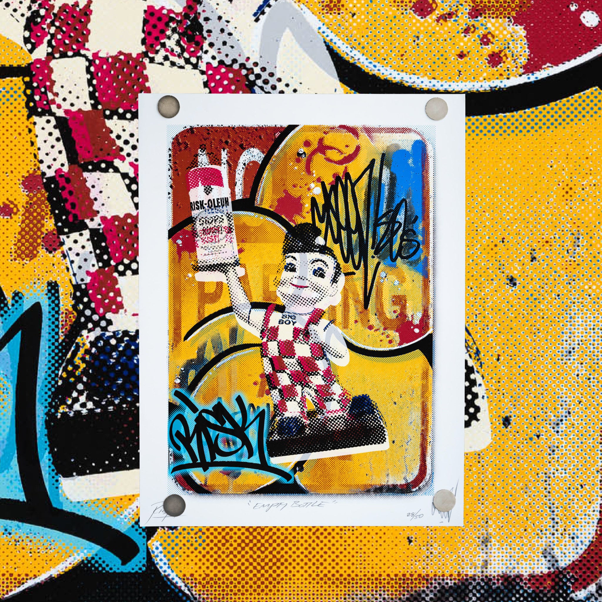 Risk x Big Boy Collab - RISK/SEEN Print - Wynwood Walls Shop Main image